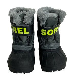 Sorel Toddler Snow Commander Boots Size Toddler 4, Black